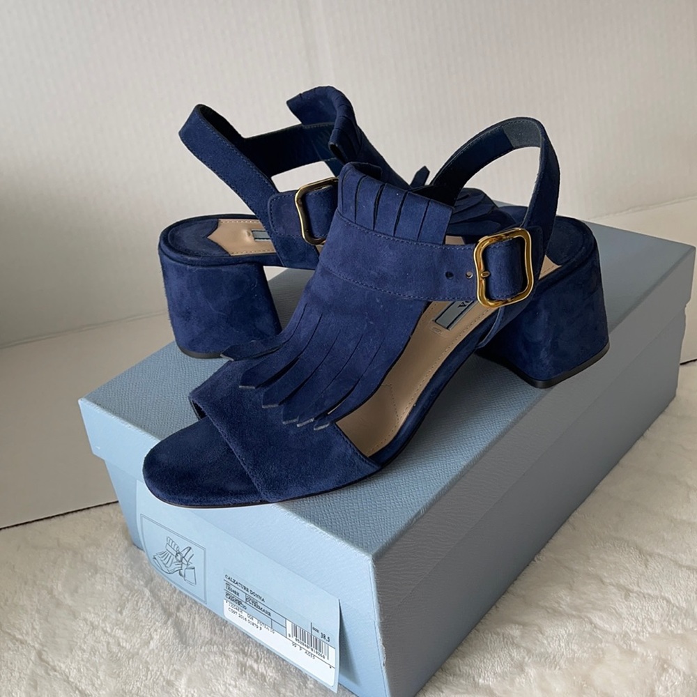 Prada Calzature Donna Suede sandals, size 38.5